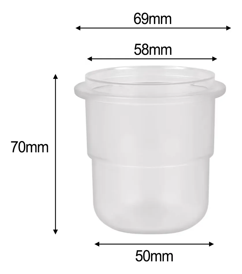 Vaso Dosificador Taza Portafiltro Café Espresso Barista - Imagen 2